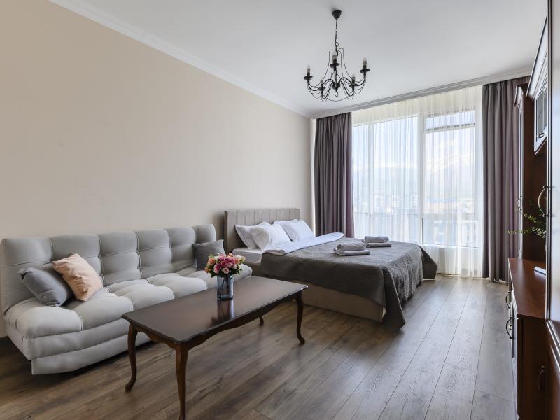 Almaty Apartments (Алматы Апартментс) на проспекте Аль-Фараби  9 блок 5Г — фото 4