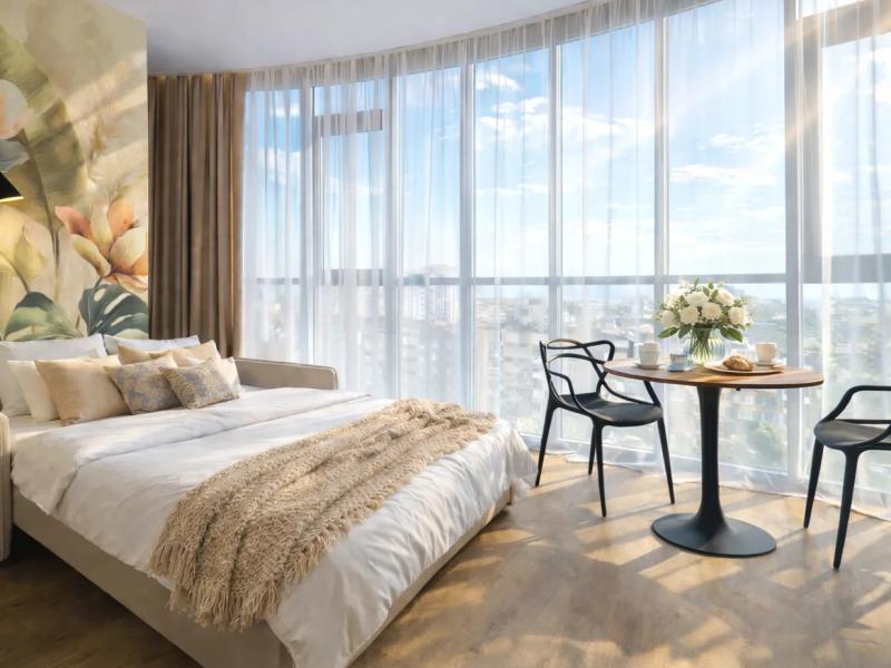 Liberty City│Стильная студия Оазис в ЖК Iremel Tower — фото 1